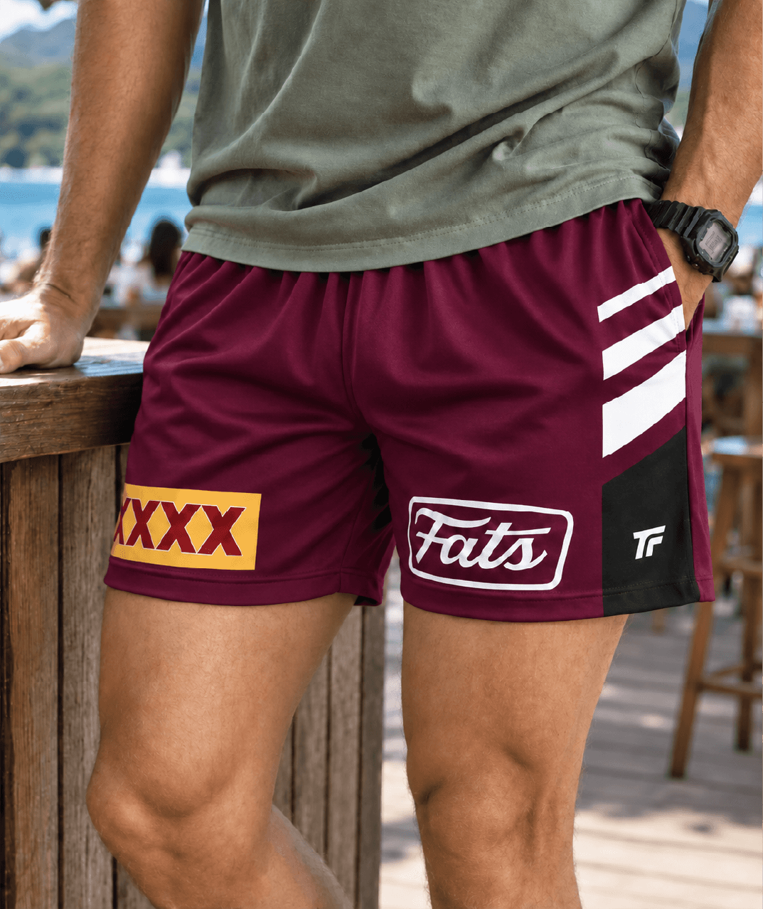 UP NORTH- FOOTY SHORTS