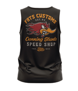 SPEED SHOP- SINGLET- BLACK