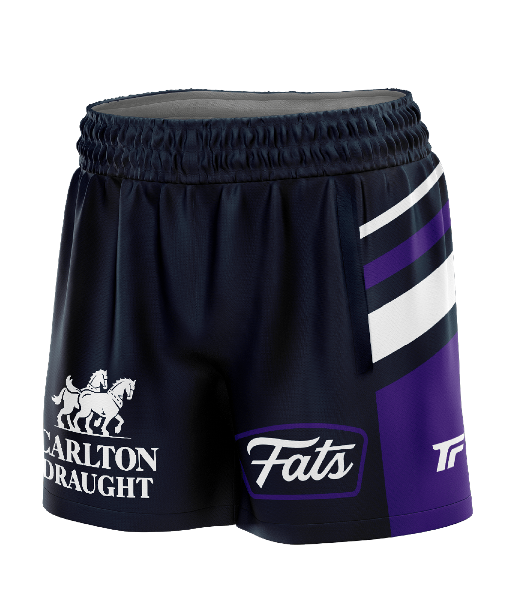 THUNDERSTORM- FOOTY SHORTS- WITH ZIP SIDE POCKETS