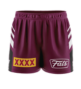 UP NORTH- FOOTY SHORTS- WITH ZIP SIDE POCKETS