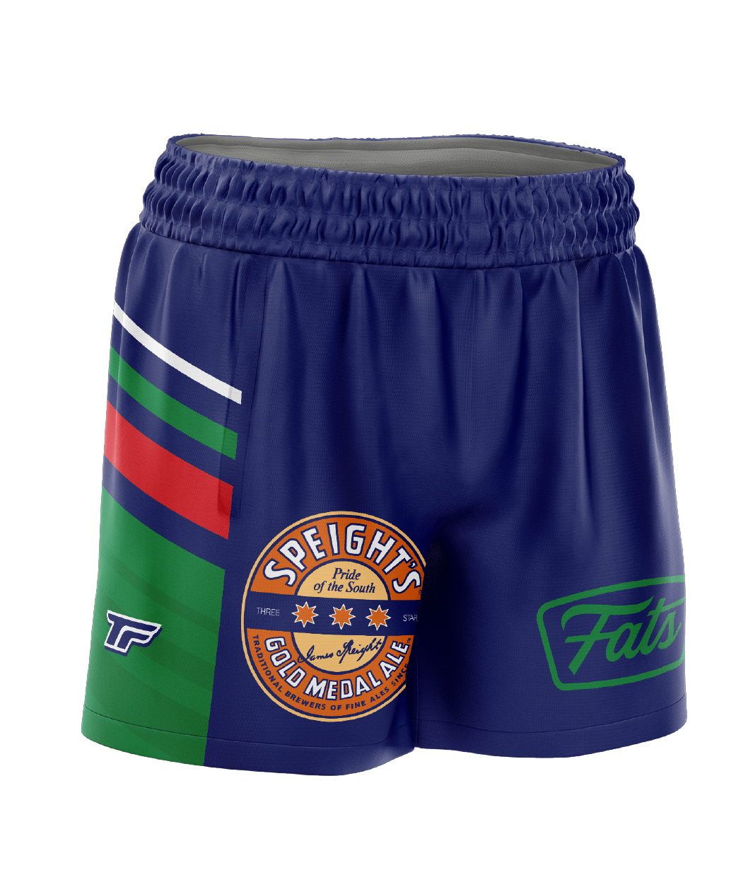 WAHS- FOOTY SHORTS- WITH ZIP SIDE POCKETS