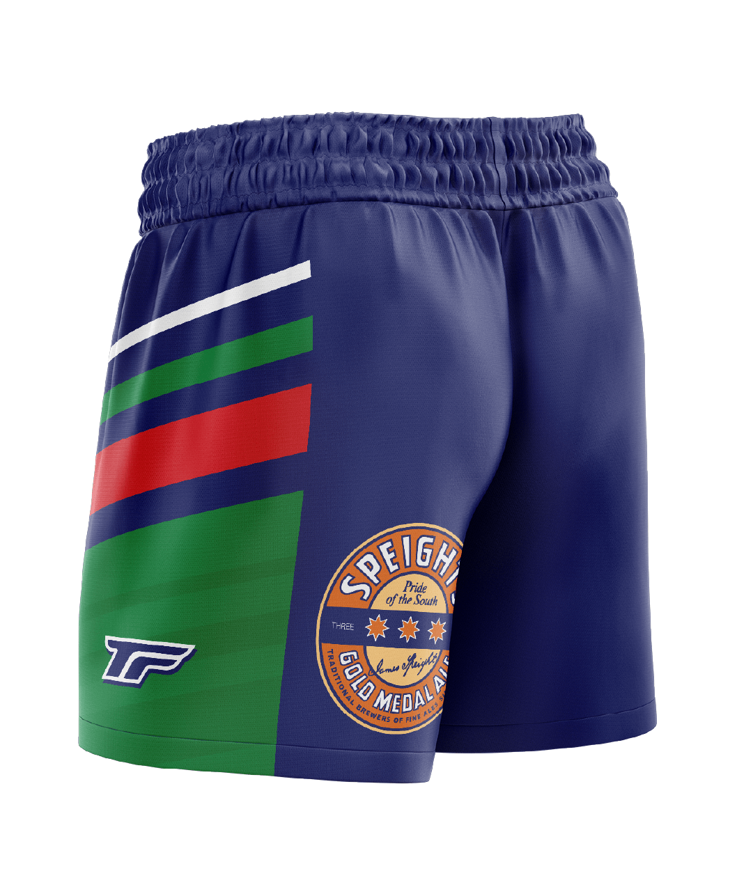WAHS- FOOTY SHORTS- WITH ZIP SIDE POCKETS