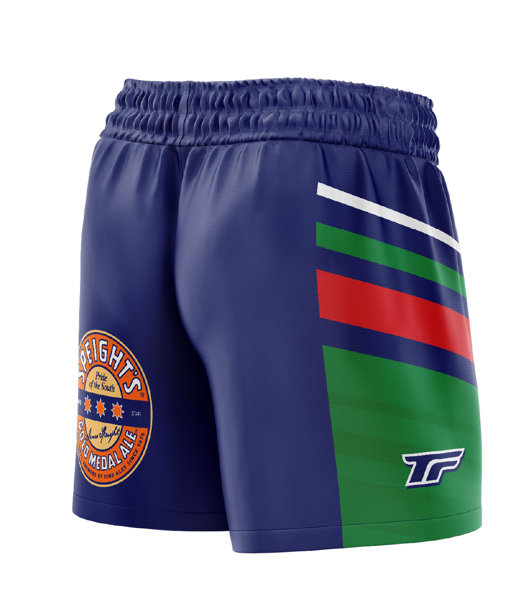 WAHS- FOOTY SHORTS- WITH ZIP SIDE POCKETS