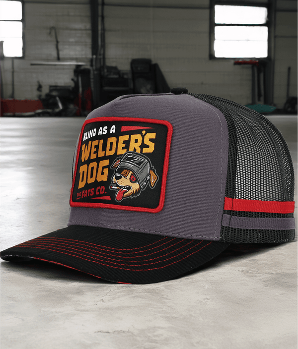 WELDER'S DOG SS (WITH SIDE STRIPES)- HIGH PROFILE TRUCKER