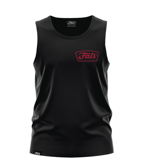 SPEED SHOP- SINGLET- BLACK