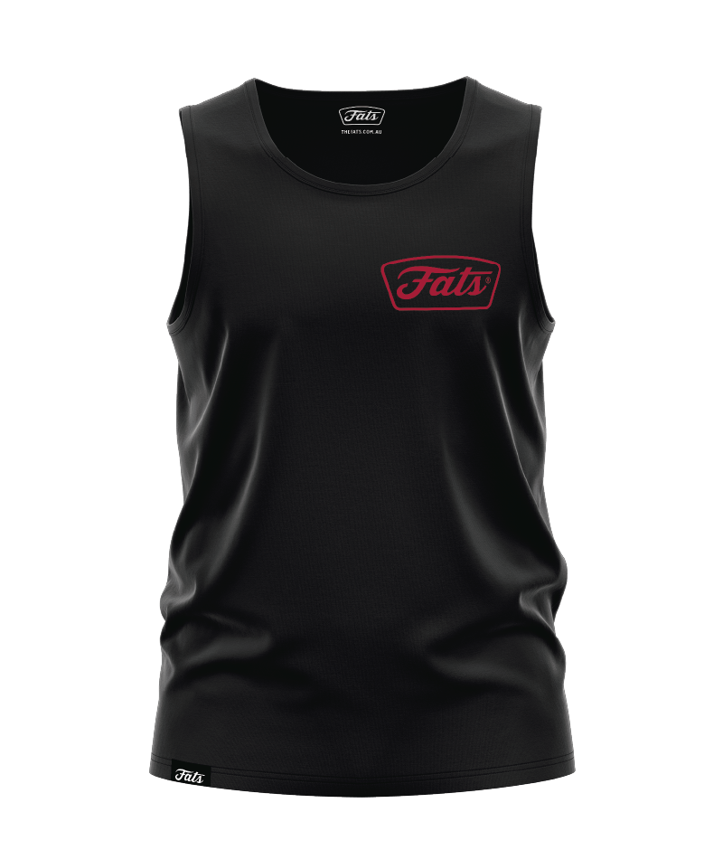 SPEED SHOP- SINGLET- BLACK