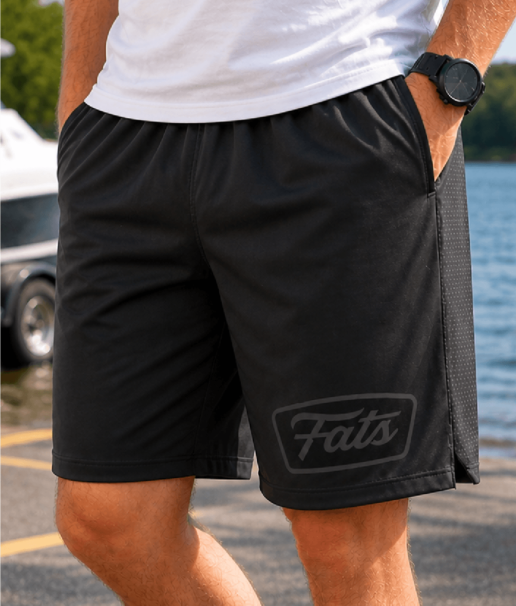 BANGER- SHORTS- ALL BLACK