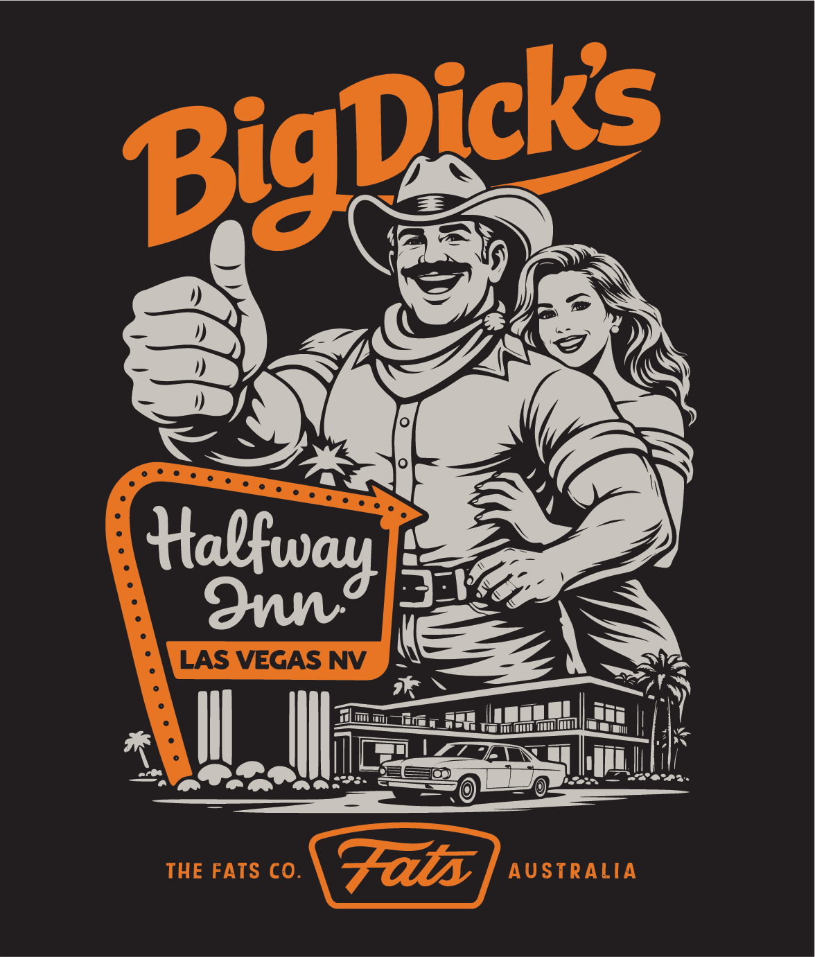BIG DICK'S- TEE- BLACK