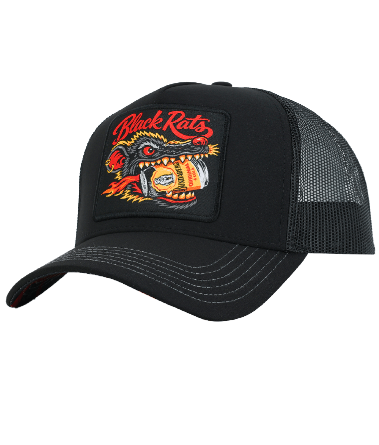 BLACK RATS V2- TRUCKER CAP- MID PROFILE