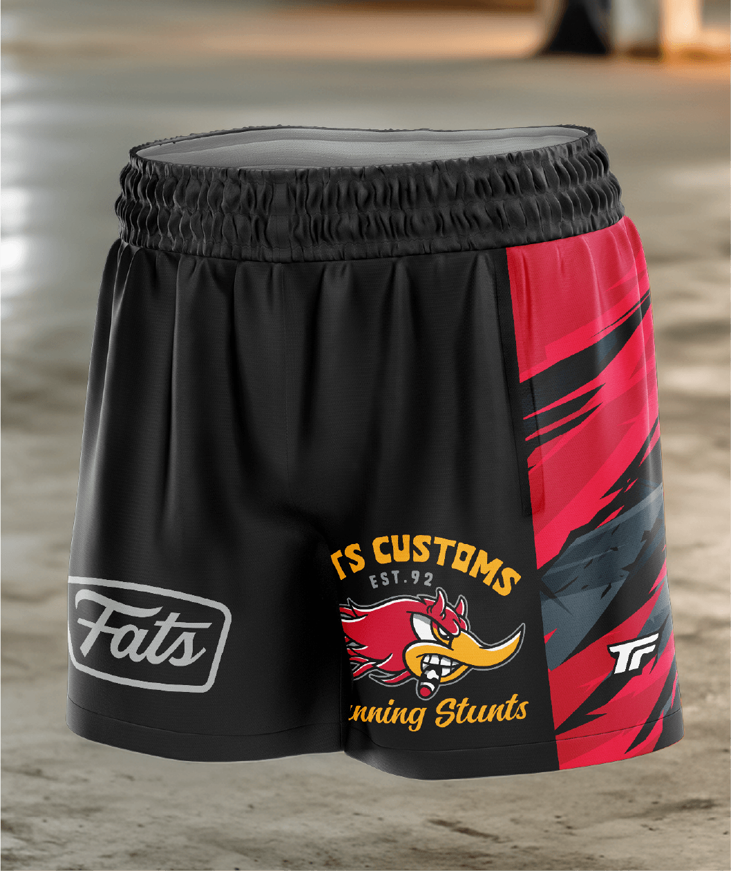 CUNNING STUNTS- FOOTY SHORTS- WITH ZIP SIDE POCKETS