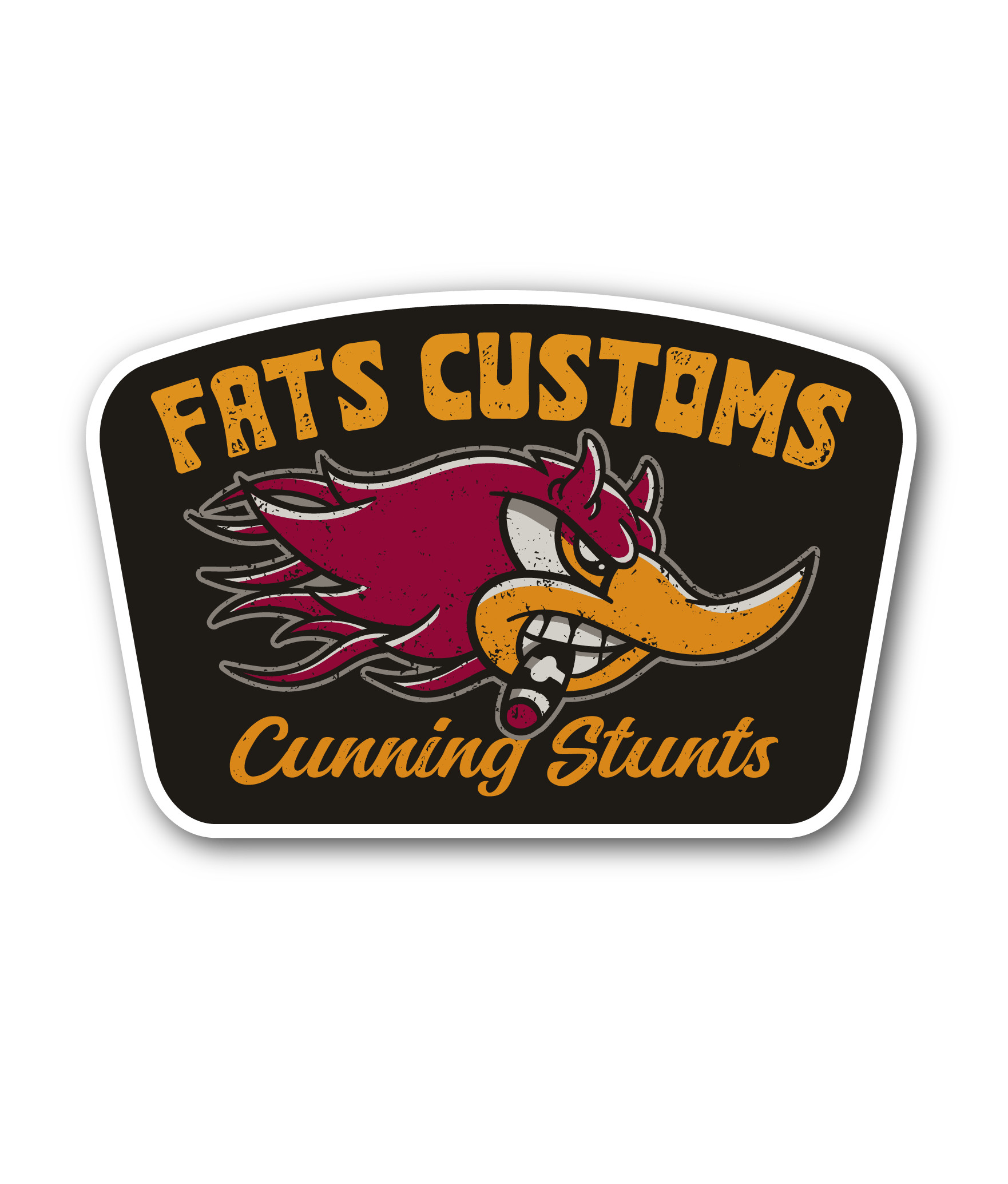 CUNNING STUNTS- STICKER