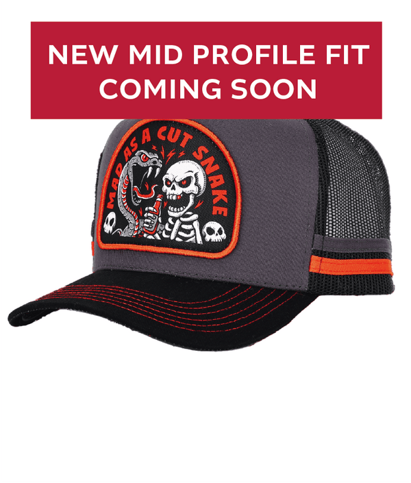 CUT SNAKE (SS)- TRUCKER CAP- MID PROFILE