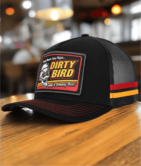 DIRTY BIRD SS- TRUCKER CAP-MID PROFILE