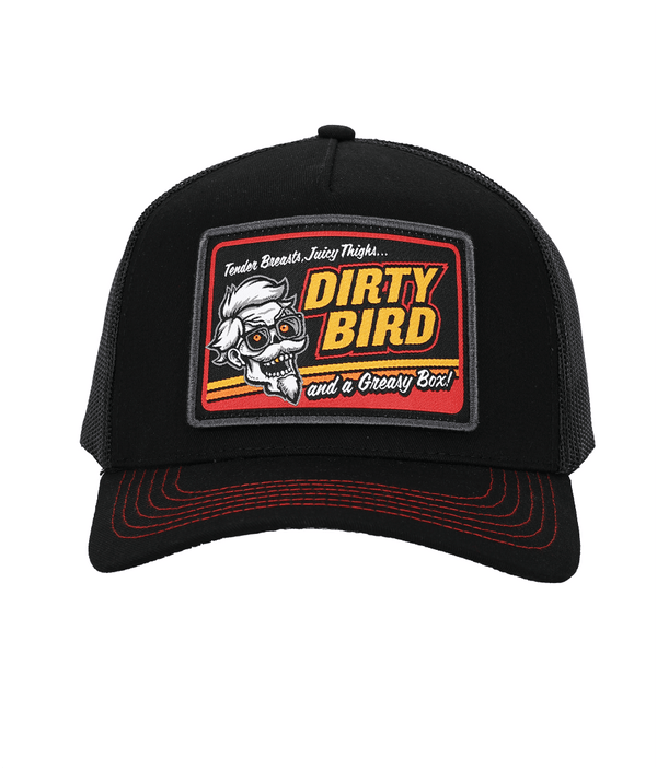 DIRTY BIRD- TRUCKER CAP-MID PROFILE