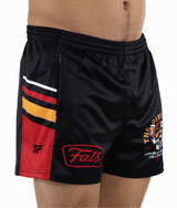 DIRTY BIRD- FOOTY SHORTS (WITH ZIP SIDE POCKETS)
