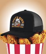 DIRTY BIRD TRUCKER CAP (MID PROFILE)