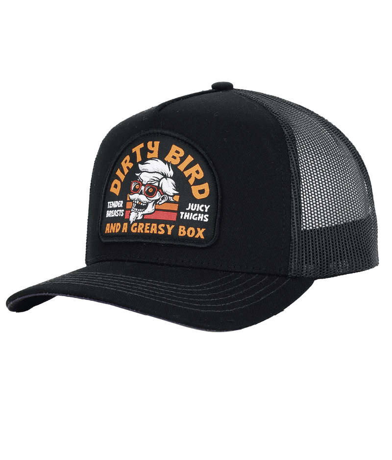 DIRTY BIRD TRUCKER CAP (MID PROFILE)