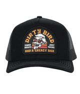 DIRTY BIRD TRUCKER CAP (MID PROFILE)