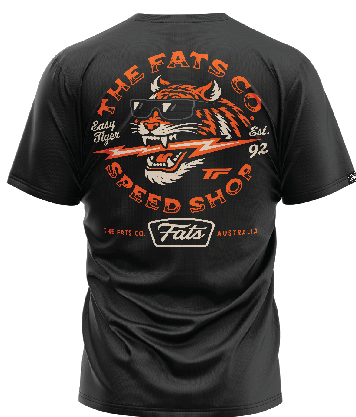 EASY TIGER- TEE- BLACK