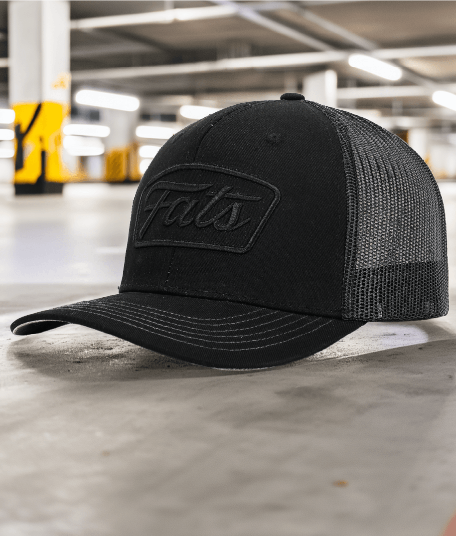 HUMMER- TRUCKER CAP - BLACK/BLACK