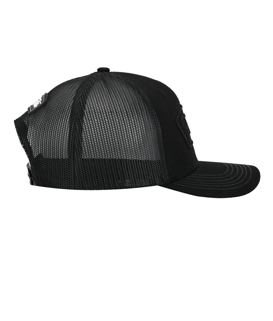 HUMMER- TRUCKER CAP - BLACK/BLACK