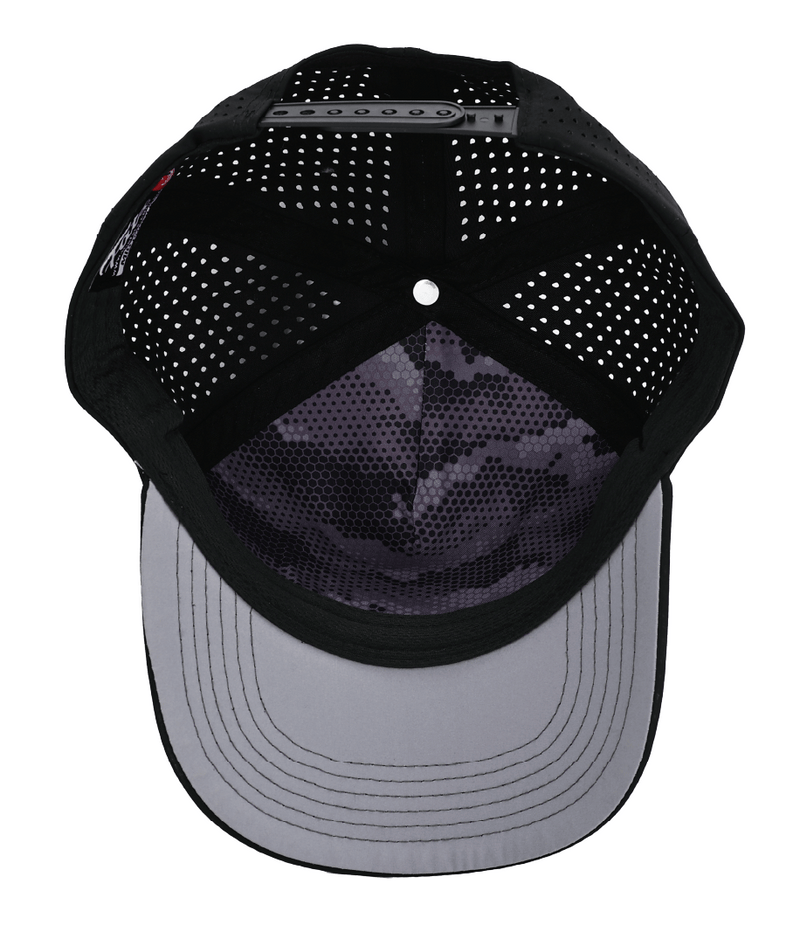 DIESEL- HYDRO- (BLACK) SNAPBACK CAP- MID PROFILE