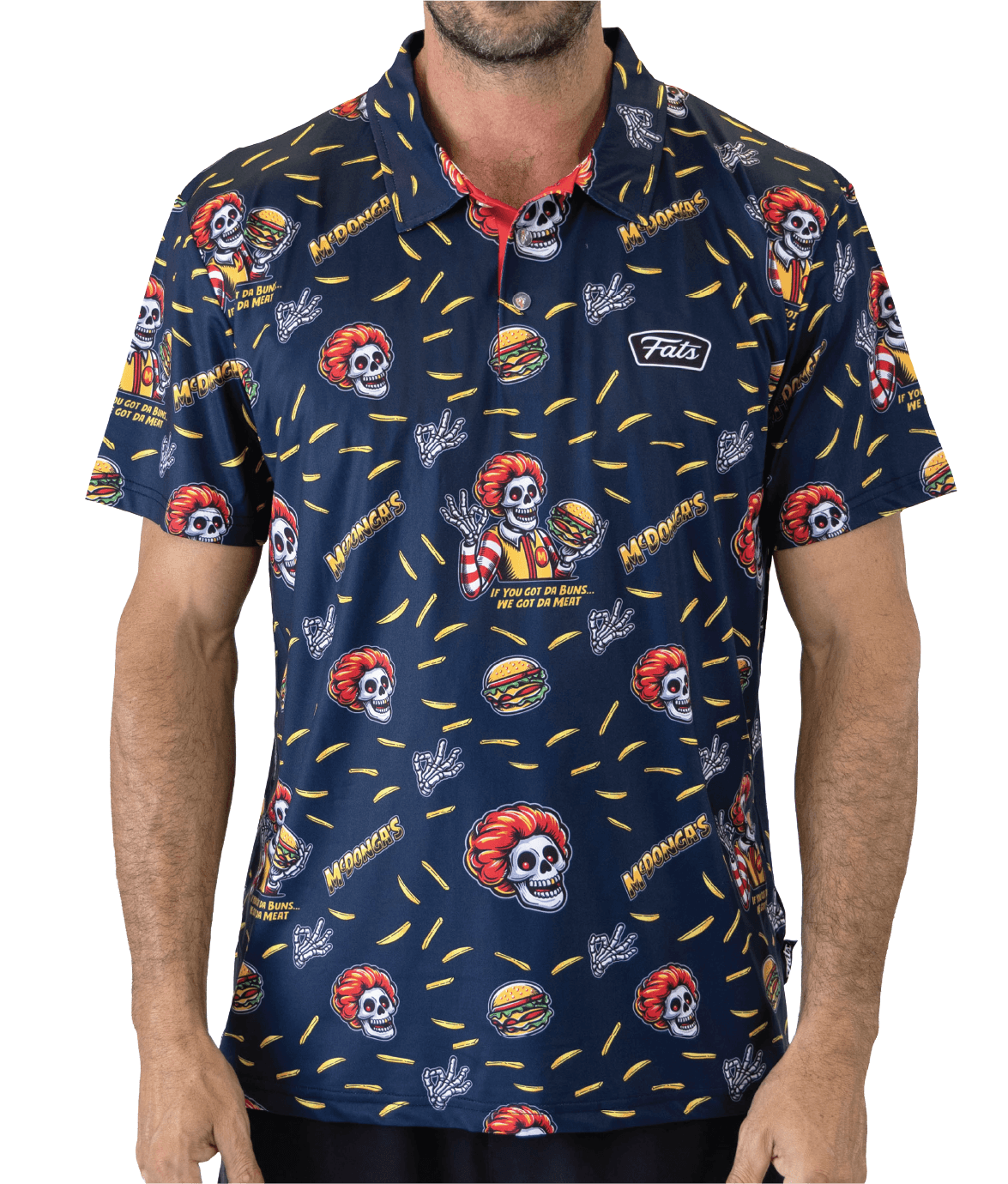 McDONGA'S- GOLF POLO (NAVY)