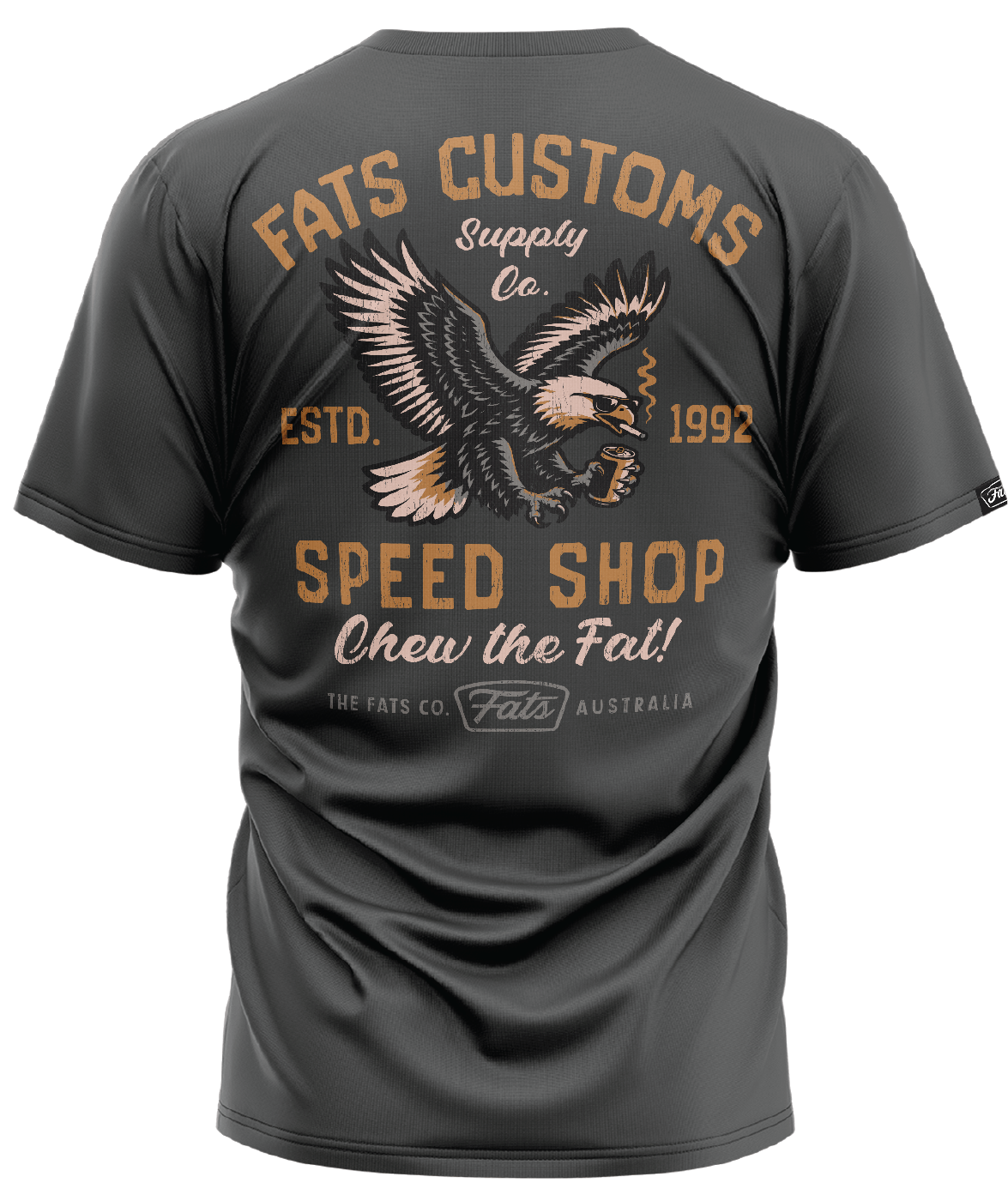 SMOKIN' EAGLE- TEE- SMOKE