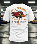 SPEED SHOP- TEE- WHITE