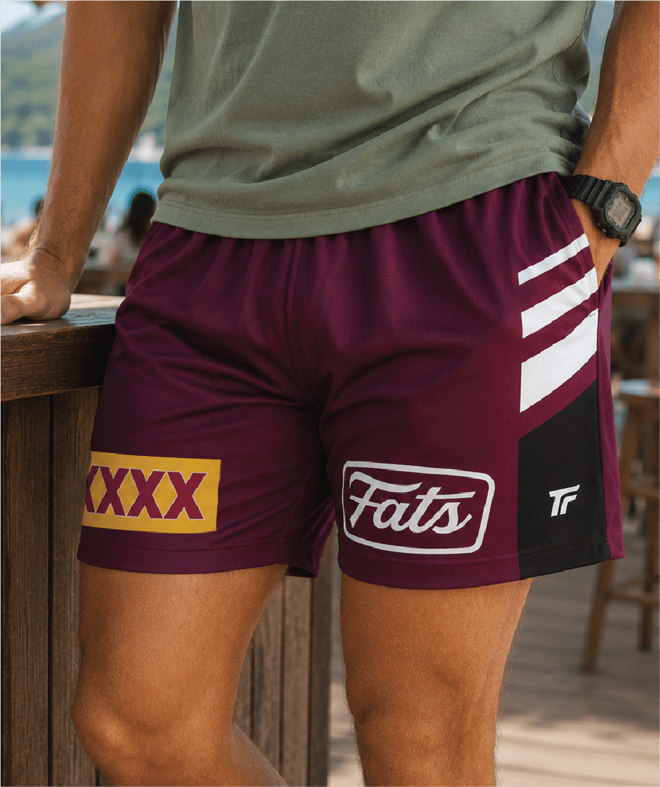 UP NORTH- FOOTY SHORTS