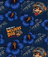 WELDER'S DOG- GOLF POLO (BLUE)