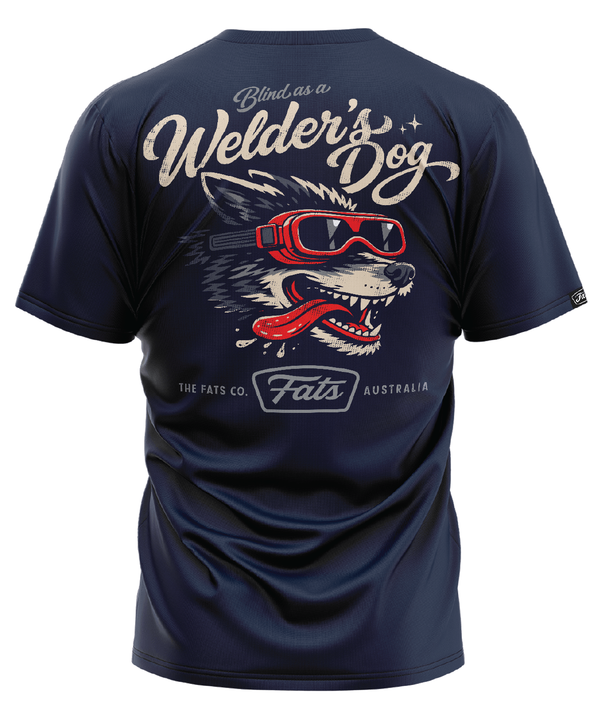 WELDER'S DOG V2- TEE- NAVY